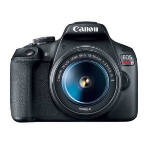 Canon EOS Rebel T7 DSLR Camera w/EF-S 18-55mm F/3.5-5.6 Zoom Lens + 55-250mm f/4-5.6 is STM Lens + 64GB Memory Cards, Professional Photo Bundle (44pc Bundle)