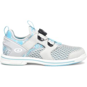 dexter women's pro boa bowling shoes - light grey/blue 8