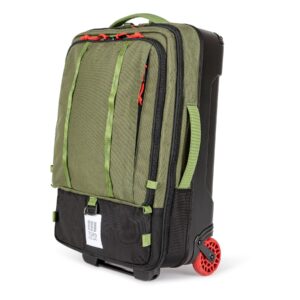 topo designs global travel bag roller - olive/olive
