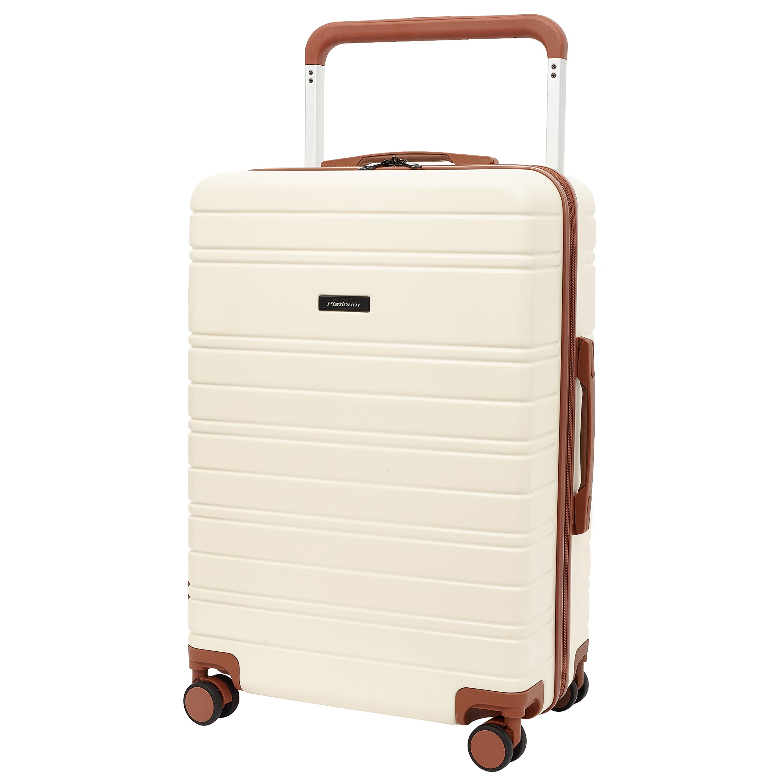 Travelers Club 2PC Navigate Luggage Set, Ivory, 20" Carry-On