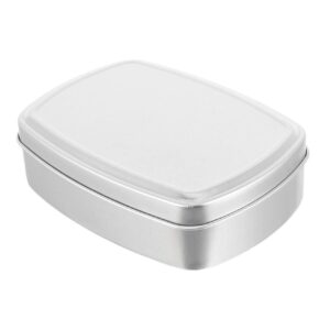 alipis box aluminum box organizer box with lid soap holder with lid travel soap aluminum cream box aluminium soap holder bar soap container metal silver square box mini soaps
