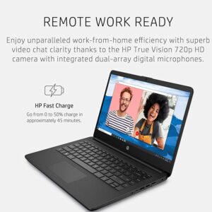 HP Latest Stream 14" HD Laptop, Intel Celeron Processor, 16GB Memory, 64GB eMMC Storage, Fast Charge, HDMI, Up to 11 Hours Long Battery Life, Office 365 1-Year, Win 11 S, Microfiber Bundle, Black