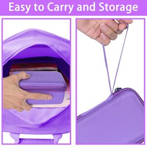 Aenllosi Kids Camera Case for Anchioo/for ESOXOFFORE Instant Print Camera Toys,Kids Selfie Digital Camera Photo Paper & Color Pen Holder (Purple,Case Only)