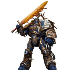 JOYTOY 7-inch Warhammer 40K 1/18 Action Figure, Ultramarines Primarch Roboute Guilliman Collection, Gift for Action Figure Lovers & Collectors Above 15 Years Old