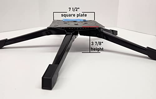 #4SLB - (4 inches Height) 5 Leg Swivel Only Chair and Furniture Base. Replacement or converting. (Fast Priority Mail). Factory Warranty Included.