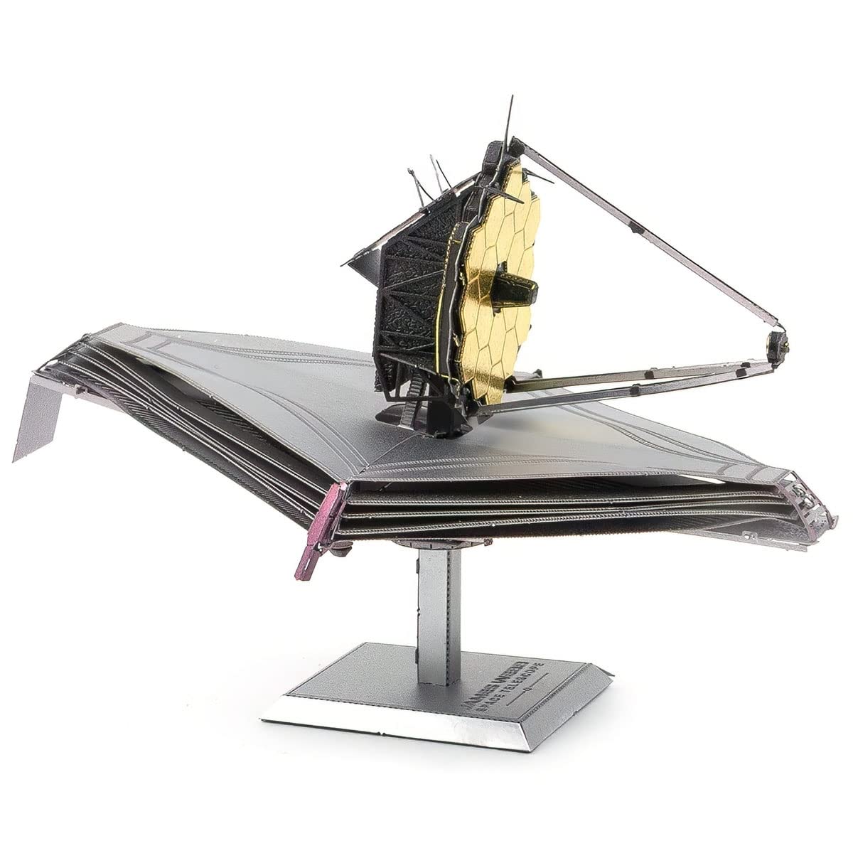 Fascinations Metal Earth James Webb Space Telescope 3D Metal Model Kit Bundle with Tweezers