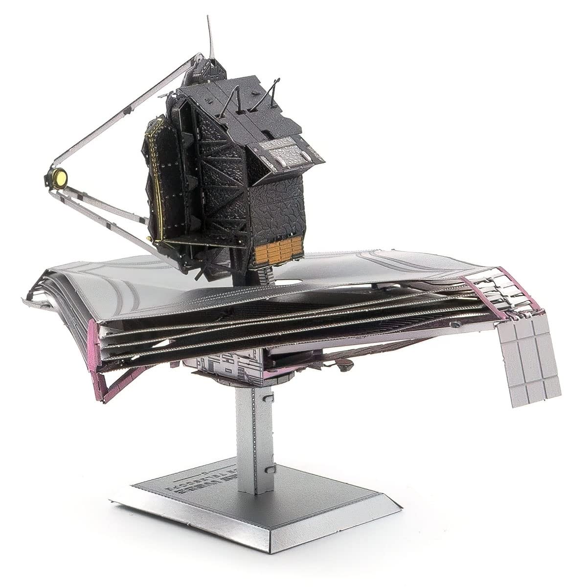 Fascinations Metal Earth James Webb Space Telescope 3D Metal Model Kit Bundle with Tweezers