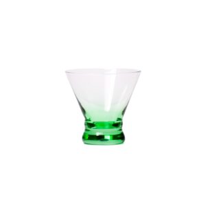 Altamatic Stemless Colored Cocktail Glasses (Blue) | Martinis, Margaritas, any Drink | Bar, Table, or Party | Great Gift | Choice of Four Cool Colors | Easy-to-Hold, Hard-to-Spill, Dishwasher-Safe