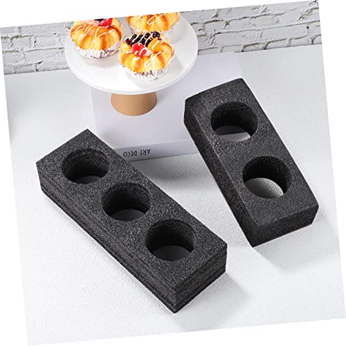 Happyyami 4 Pcs Cup Holder Beverage Takeout Tray Drink Carry Holder Milk Tea Holder Beverage Packaging Cup Trays Drink Holder for Couch Take Drink Tray Pearl Cotton Mala Tang Bracket