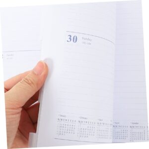 NUOBESTY 2023 Daily Planner 2024 Agenda Book Multifunction Paper Office Schedule Spring Notebook