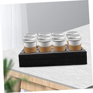 ULTECHNOVO 2pcs Milk Tea Cup Holder Foam Take Out Cup Holder Water Bottle Carrier Tray Bottle Packing Trays Cold Drinks Tray Disposable Coffee Tray Cup Carrier Epe Water Cup Storage Rack