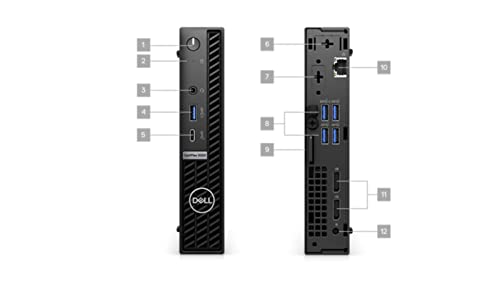 Dell Optiplex 5000 5000 Micro Tower Desktop Computer Tower (2022) | Core i5-512GB SSD Hard Drive - 16GB RAM | 6 Cores @ 3.8 GHz - 10th Gen CPU Win 10 Pro