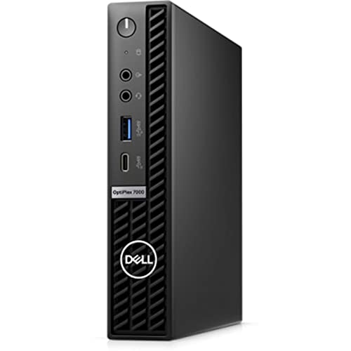 Dell Optiplex 7000 7000 Micro Tower Desktop Computer Tower (2022) | Core i5-256GB SSD Hard Drive - 16GB RAM | 6 Cores @ 3.8 GHz - 10th Gen CPU Win 10 Home