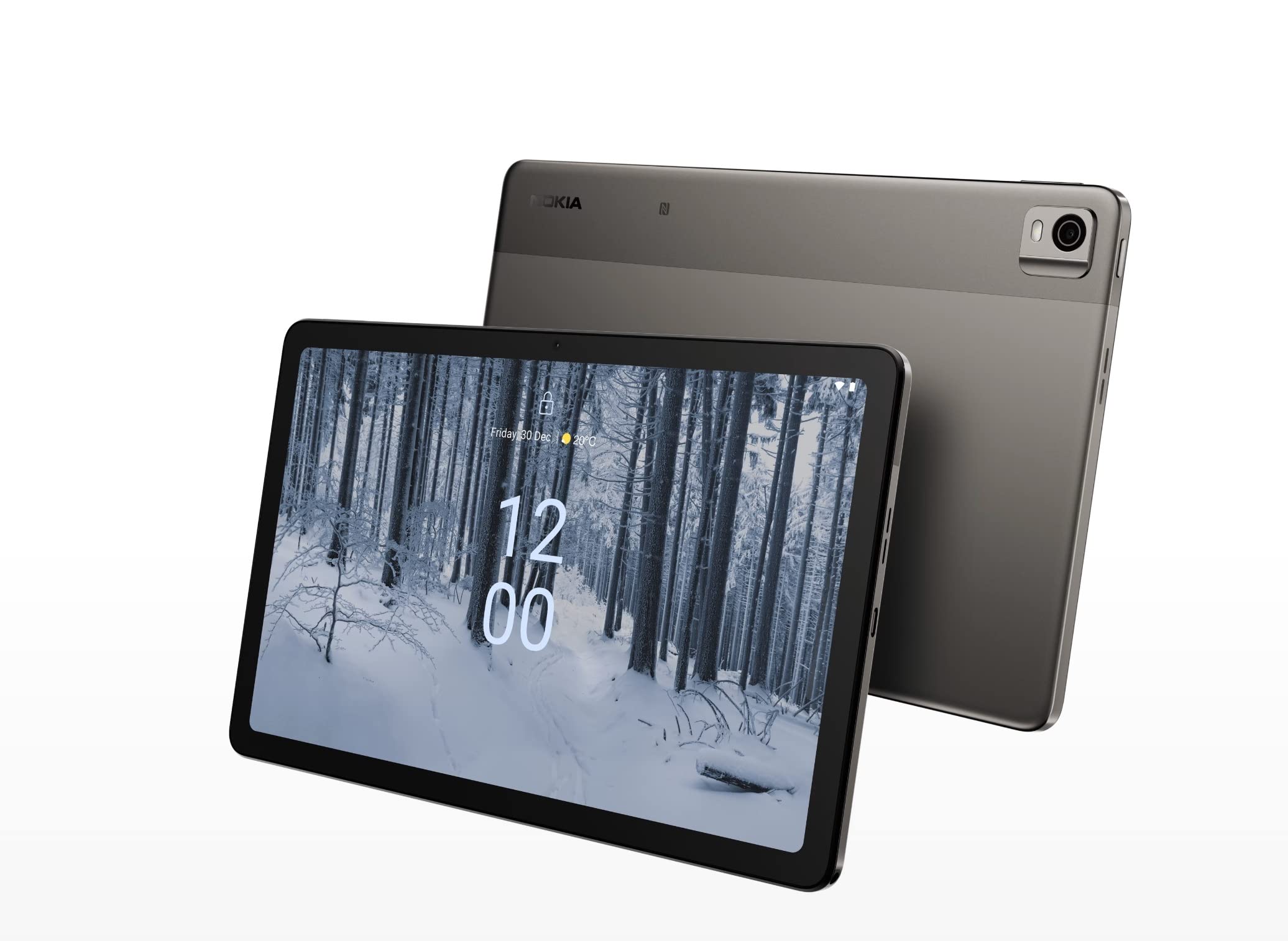 Nokia T21 Wi-Fi ONLY Android Tablet (Charcoal Grey) - 10.36" 2K Screen 64GB Storage + 4GB RAM - US Version