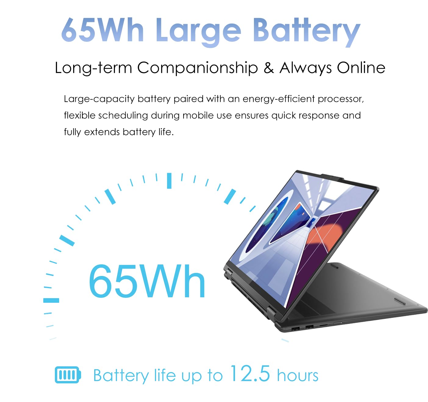 LENOVO Yoga 7I 16" WUXGA 16:10 2 in 1 Touch-Screen Laptop Intel CORE I5-1335U (Beats i7 1260U) 2xThunderbolt Fingerprint Reader Storm Grey Win11 W/HDMI (8GB RAM | 512GB PCIe SSD)