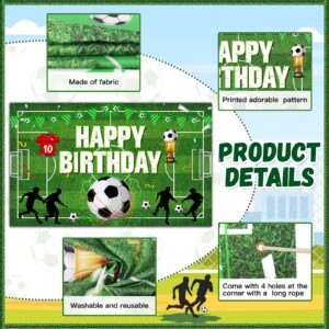 Soccer Party Decorations, 70.8 * 45in Soccer Birthday Banner Backdrop Soccer Theme Background for Soccer Birthday Party Decorations