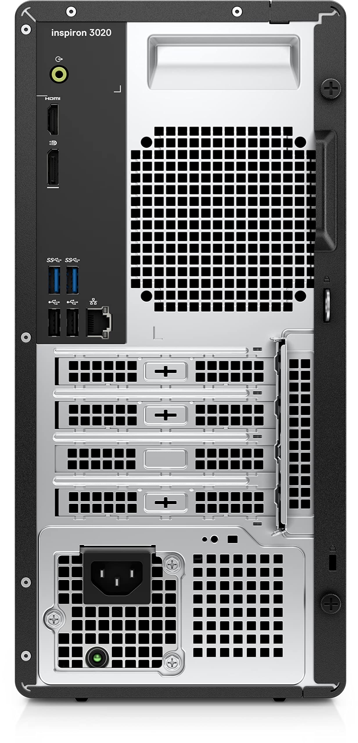 Dell Inspiron 3020 Tower Desktop Computer - 13th Gen Intel Core i5-13400 10-Core up to 4.60 GHz Processor, 64GB DDR4 RAM, 256GB NVMe SSD + 1TB HDD, Intel UHD Graphics 730, DVD+RW, Windows 11 Home