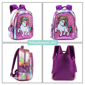 MOHCO Kids Backpack 17 inch Lunch Bag and Pencil Case School Bookbag for Teens, Girls, Boys, Elementary and Middle school