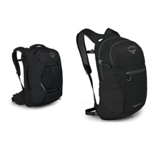 osprey farpoint 40l men's travel backpack daylite plus everyday backpack bundle