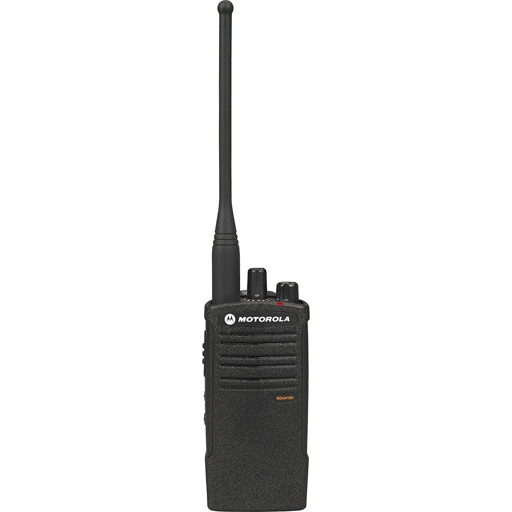 2 x Motorola RDU4100 RDX Business Series Two-Way UHF Radio (Black) (RDU4100) - 2 Pack Bundle