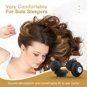 Ear Plugs for Sleeping Noise Cancelling,Super Soft Reusable Hearing Protection in Flexible Silicone Sleep, with Case Sleeping, Snoring, Loud Noise, Traveling, Concerts, Construction,Studying