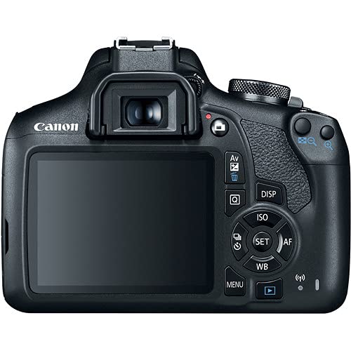 Canon EOS Rebel T7 DSLR Camera with 18-55mm+Canon EF-S 55-250mm f/4-5.6 is STM+case+128Memory Cards (24PC)