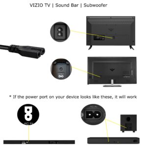 Guy-Tech 6ft AC Power Cord Cable Plug Bose Model CD-2000 Acoustic Wave Music System Series II; for Bose Acoustic Wave CD-3000 Music System Am - Fm Radio CD