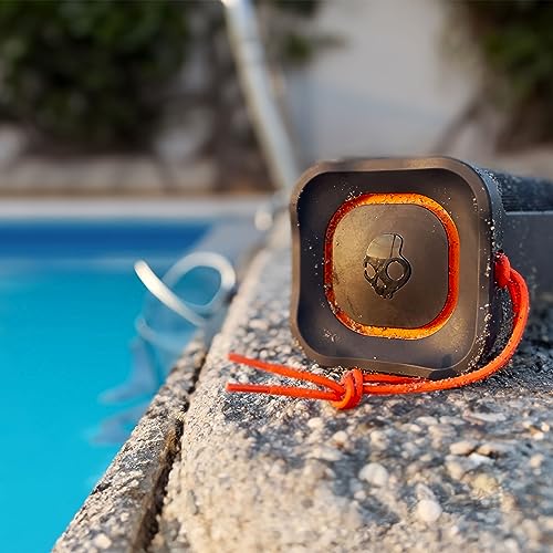 Skullcandy Terrain Wireless Bluetooth Speaker - IPX7 Waterproof Portable Speaker with Dual Custom Passive Radiators, 14 Hour Battery, Nylon Wrist Wrap, & True Wireless Stereo