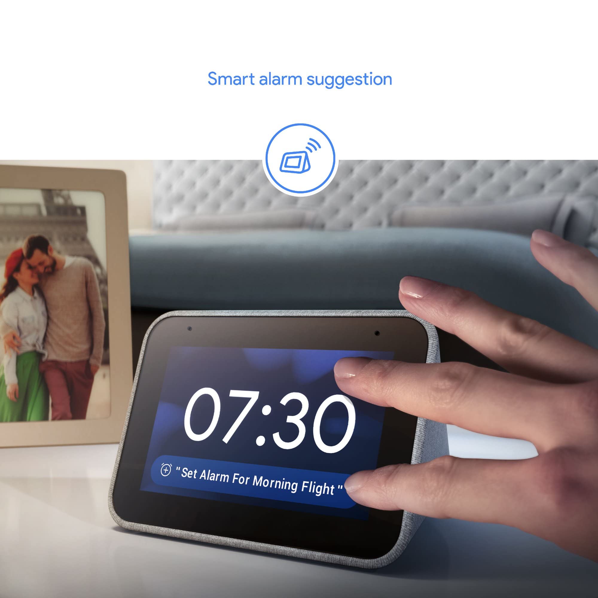 Lenovo Smart Clock with The Google Assistant - Gray ZA4R0010CA