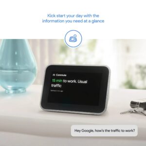 Lenovo Smart Clock with The Google Assistant - Gray ZA4R0010CA