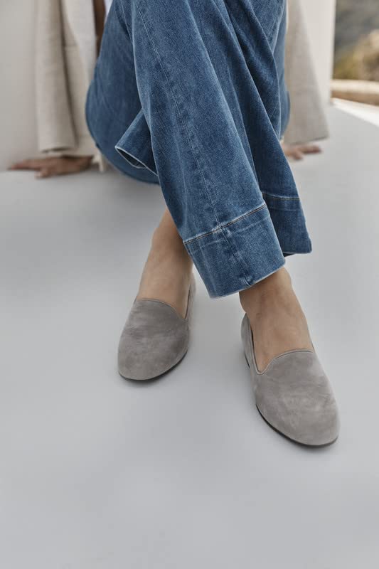 Vionic Willa Womens Sleek Leather Casual Slip Taupe Crinkle Patent - 11 Medium