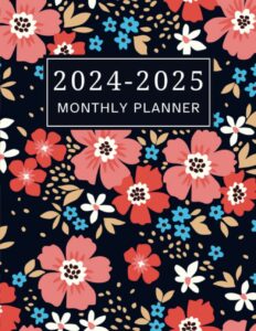 2024-2025 monthly planner: large two years schedule organizer - january 2024 through december 2025 with holidays