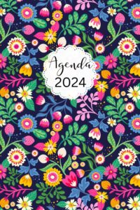 2024: agenda settimanale da gennaio-dicembre 2024 , 1 settimana su 2 pagine , calendario mensile e settimanale , italiano a5 (italian edition)