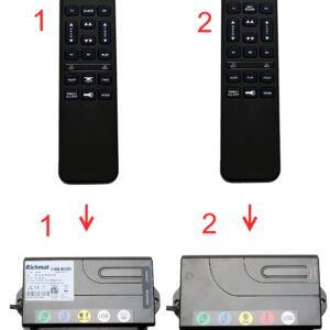 Richmat Wireless Remote Control Replacement Model HJH55 for Adjustable beds (#1)