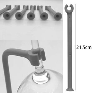 UoYu 21cm Dishwasher Wine glass rack New extensions Wash Dishwasher Attachment Kitchen Gadget Clip (Purple/8pcs)