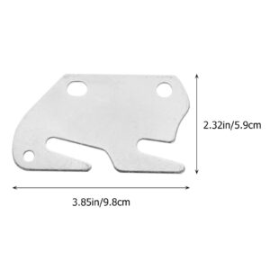 SOLUSTRE 2Pcs Bed Frame Brackets Adapter Headboard Bracket Bed Rail Fitting Bracket Headboard Attachment Bracket Furniture Connector