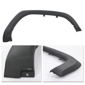 CHEDA Fender Flares Wheel Cover Compatible With 2016-2021 Toyota Tacoma Front Right Passenger Side 1 Pc Black 7587104060, TO1291109