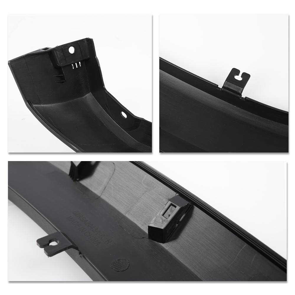 CHEDA Fender Flares Wheel Cover Compatible With 2016-2021 Toyota Tacoma Front Right Passenger Side 1 Pc Black 7587104060, TO1291109