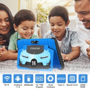 Kids Tablet 10 inch Tablet for Kids Toddler Tablet Wifi Kids Tablets for Toddlers with Case 2+64GB Children's Tablet Android Kids Learning Tablet for Boys Parental Control Dual Camera Netflix Youtube