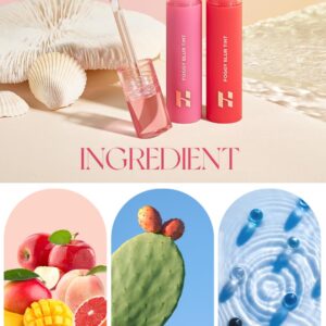 HOLIKA HOLIKA Foggy Blur Tint - Lightweight Airy Lip Makeup with Sheer Soft Color, Buildable Formula, Moisture & Silky Blur Fit, Pink Fruit Complex & Hyaluronic Acid, 0.14 fl.oz. (06 DOOZY)