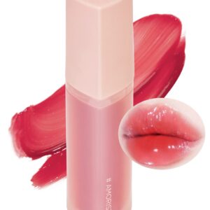 HOLIKA HOLIKA Heart Crush Bare Glaze Tint - K-Beauty Girlish & Juicy Color Lip Tint with Moisture Essence, Long-Lasting Moisture & High Shine, 0.1 fl.oz. (05 SWISH)