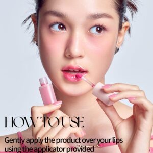 HOLIKA HOLIKA Heart Crush Bare Glaze Tint - K-Beauty Girlish & Juicy Color Lip Tint with Moisture Essence, Long-Lasting Moisture & High Shine, 0.1 fl.oz. (05 SWISH)