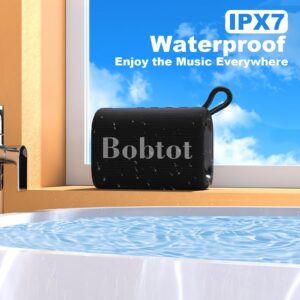 Bobtot Bluetooth Speaker Portable Wireless Speaker - IPX7 Waterproof Shower Speaker with Stereo Sound TWS Bluetooth 5.1 Speaker Portable Speaker for Home Party Beach Outdoor