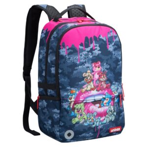 uniker travel laptop backpack,graffiti backpack for work,school backpack,designer laptop backpack for 15.6 inch,water resistant college bag computer bag gifts for men,bear