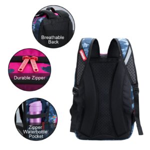 UNIKER Travel Laptop Backpack,Graffiti Backpack for Work,School Backpack,Designer Laptop Backpack for 15.6 Inch,Water Resistant College Bag Computer Bag Gifts for Men,Bear