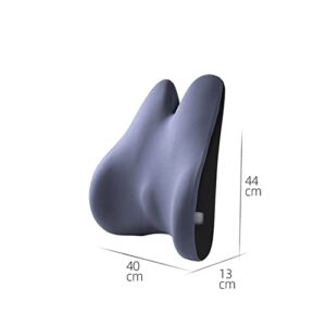 KIFRAL Neck Pillow 3D Stereo Memory Foam Car Pillow Lumbar Support Car Seat Waist Cushion Rest Pillow Massage Seat Back Lumbar Car Accessories (Color : Blue)