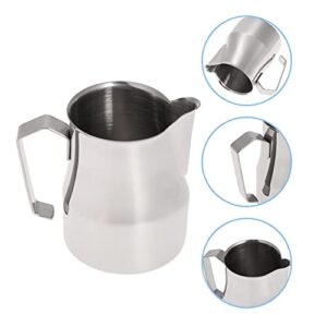 Gravy Boat 350/550ml Thick Stainless Steel Espresso Latte Art Milk Frothing Pitcher Steaming Jug Foam Container Sauce Jug (Size : 600ml)