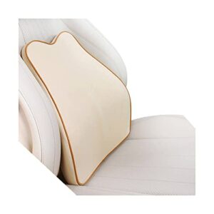 KIFRAL Neck Pillow Car Waist Cushion Memory Foam Car Seat Back Car Car Waist Support Lumbar Support Backrest Headrest Lumbar Support (Color : Black, Size : 40x32x12cm)