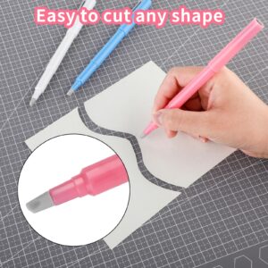 Giantree 3Pcs DIY Diamond Painting Parchment Paper Cutter Ceramic To Cut Pen, Craft Art Ceramic Blade Perfectly Painting with Diamonds Tools Accessories for School and Home(Random Color)