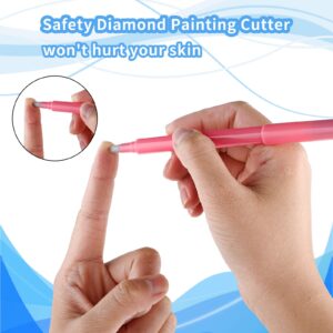 Giantree 3Pcs DIY Diamond Painting Parchment Paper Cutter Ceramic To Cut Pen, Craft Art Ceramic Blade Perfectly Painting with Diamonds Tools Accessories for School and Home(Random Color)